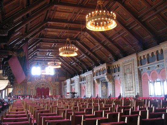 Festsaal im Obergeschoß des Palas