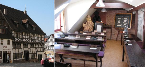 Lutherhaus mit altem Klassenzimmer