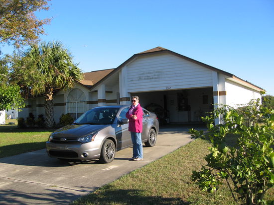 Am Ende unseres Aufenthaltes wurde es richtig kalt - man sieht's am dicken Jäckchen - aber dem Namen sunshine-state wurde Florida wieder weitgehend gerecht.