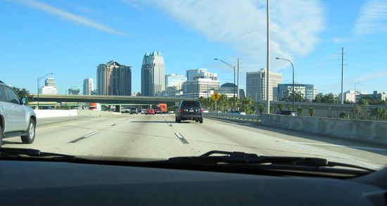 Interstate 4 nach Orlando