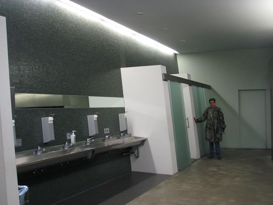 oder den Waschräumen