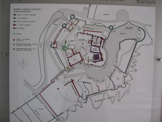 Die Burg Wertheim gilt als der der größten Steinburgen Deustchlands