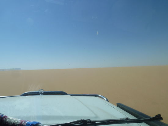 dann sind alle Anhaltspunkte weg und links erscheint bereits die erste Fata morgana