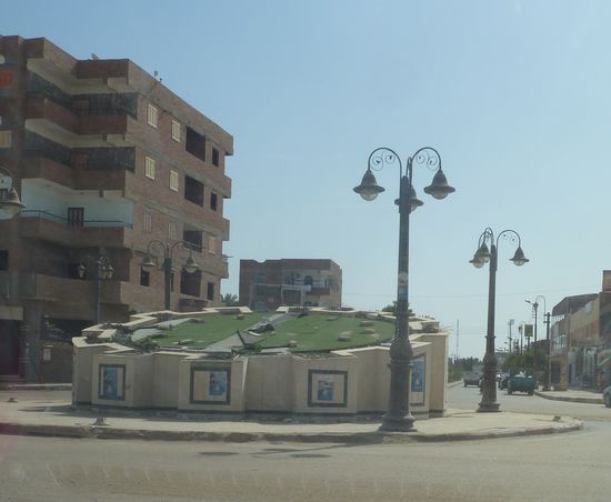 Kreisverkehr in Kharga