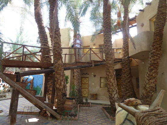 'Hochebene' zu den Zimmern