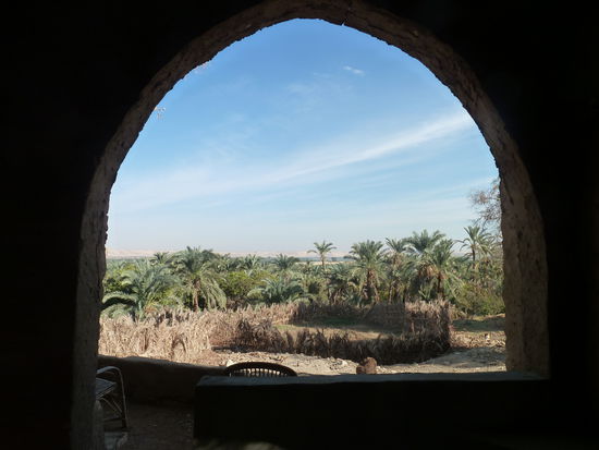 Sitzecke mit Oasenblick