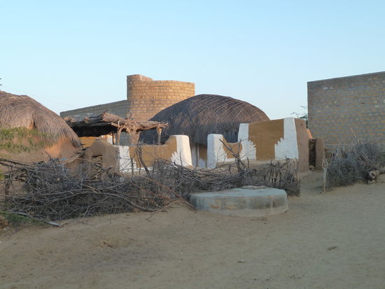 Die Häuser haben richtig schöne Eingänge