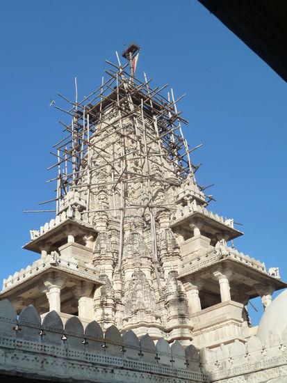 Gerüstbau am Zentralbau