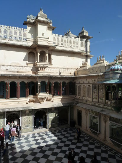 mehrstöckiger Innenhof