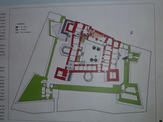Grundriss des castello svevo di bari