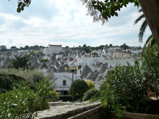Blick auf Rione Monti - es sollen hier 1000 Trulli stehen?!