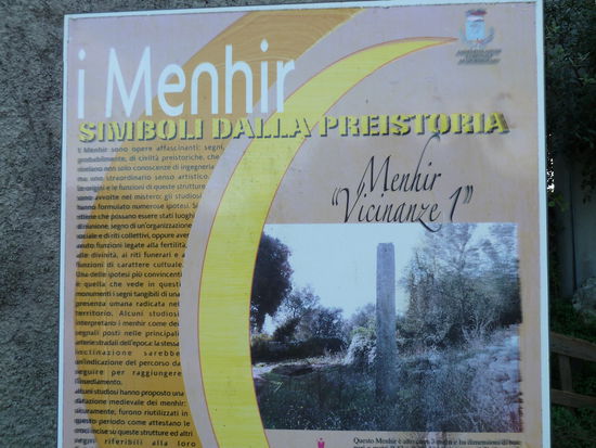 Menhir - ursprünglich bretonische Bezeichnung für einen aufgerichteten "mehr oder minder großen" Monolithen; bedeutet "Langer Stein"