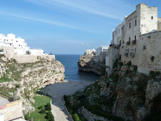 von hier kann man durch das gleichnamige Hotel die Grotta Palazzese besuchen