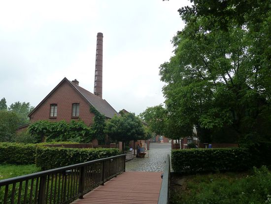 Eingang zum Textilmuseum Bocholt
