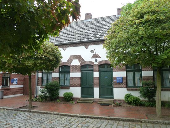 spätere Form der Arbeiterhäuser (Doppelhaus)