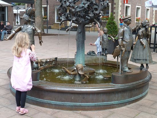 Spielbrunnen in der Stadt Ahaus