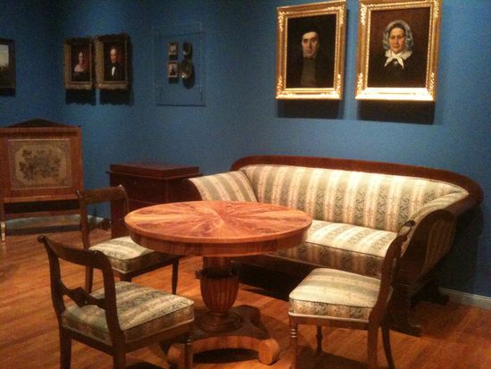 Blick in ein Biedermeier-Zimmer