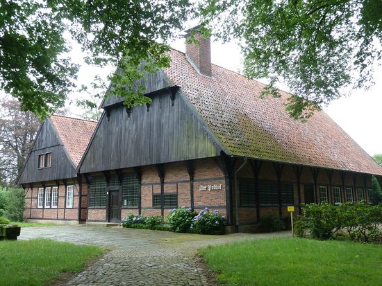 Der restaurierte Alte Posthof liegt leider brach - Restaurant geschlossen