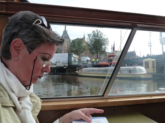 wir starten im Becken unmittelbar vor der Centraal Station