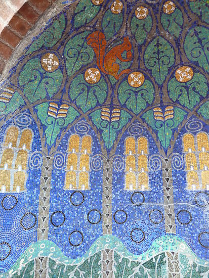 Detail aus dem Mosaik