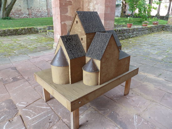 Modell eines Vorgängerbaus