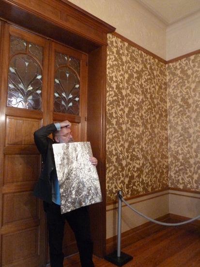 Wandtapeten aus Metall von ...