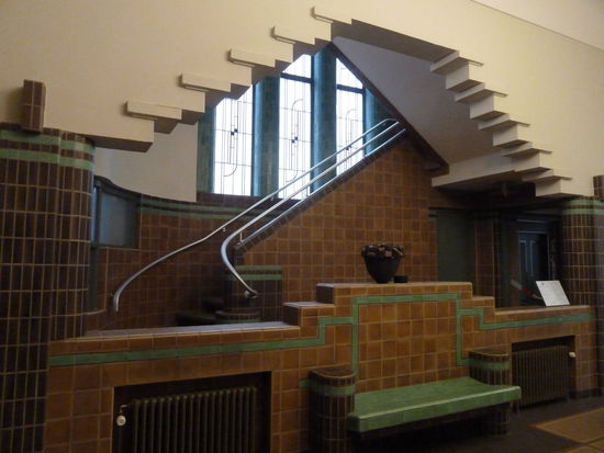 Keramikfliesen in der Eingangshalle