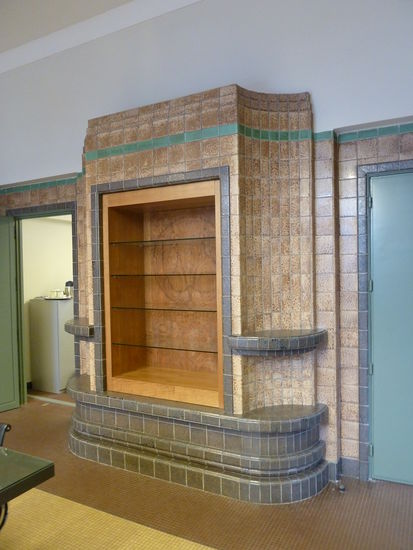 selbst Aktenschränke können gefliest sein