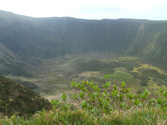 ein kleiner Krater im großen Krater