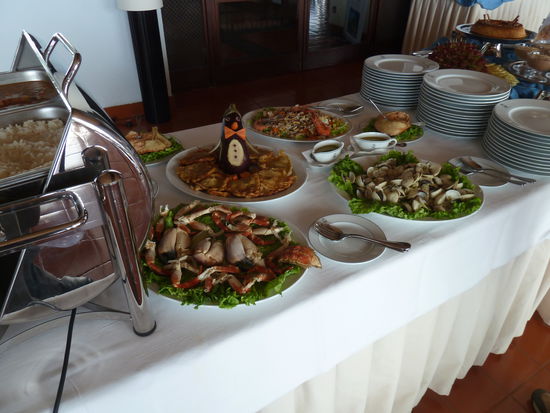 Seafood-Buffet in der Pousada