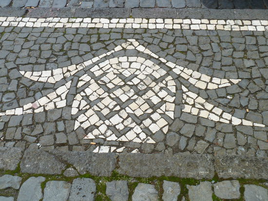 selbstz im Pflaster begegnet uns die Ananas