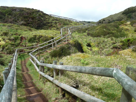 beidseitig begrenzter Steg