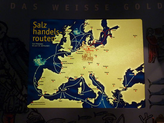 Salzhandelsrouten von Lüneburg