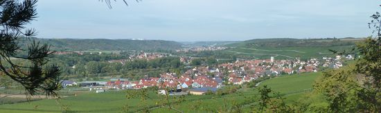Panoramablick auf Sommerhausen