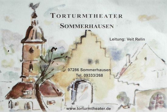 Kopf des Programmankündigung - Gemälde von Veit Relin aus früheren Jahren