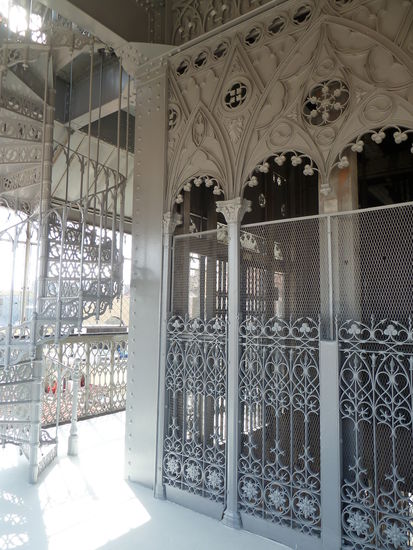 interessante Details der Gußeisenkonstruktion