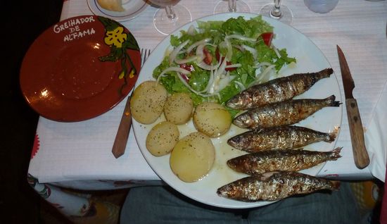 ebenfalls typisch: große Portionen -