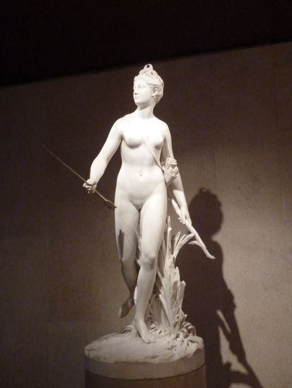 Bildhauerei: Diana- Göttin der Jagd von Jean-Antoine Houdon