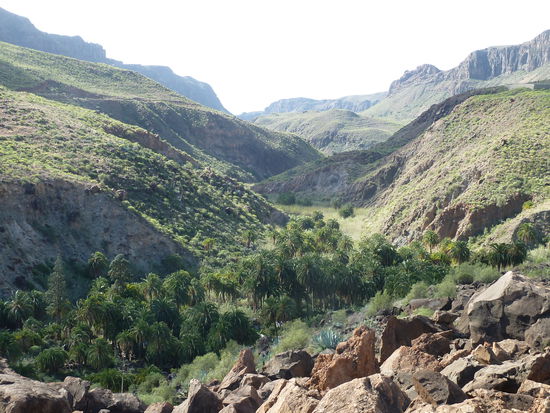 nach Süden die Schlucht