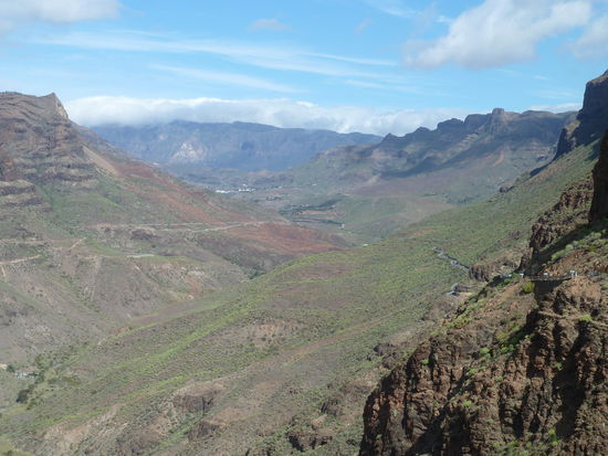 Das bräunliche Feld ist der Erdabrutsch, in dem das Gräberfeld liegt