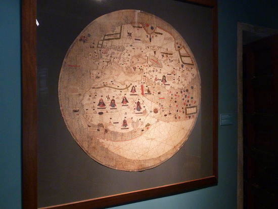 Weltkarte aus dem 14.Jh.