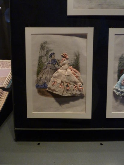 montierte Modebilder aus Frankreich