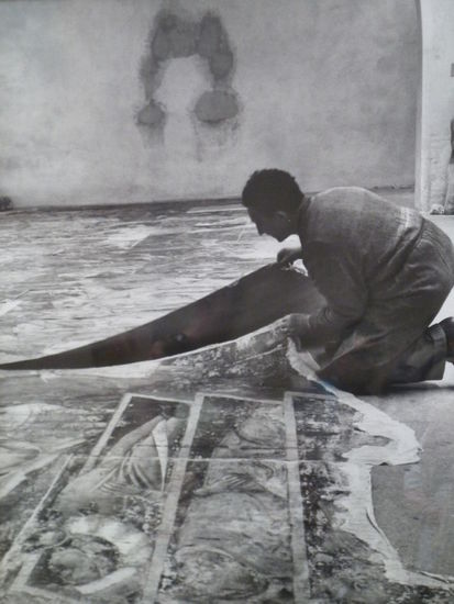 Foto zu den Arbeiten mit Niellotechnik