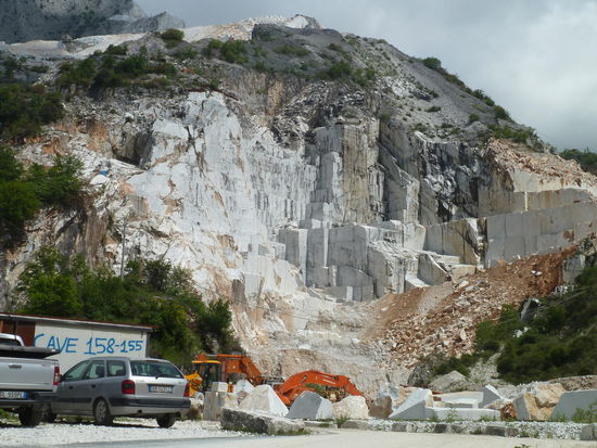 die Steinbrüche sind nummeriert