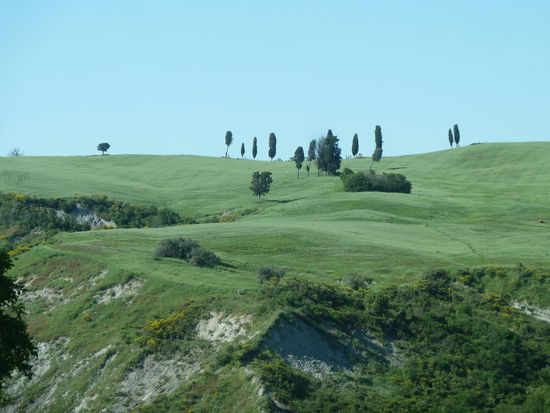 Rückfahrt durch die fantastische Hügellandschaft