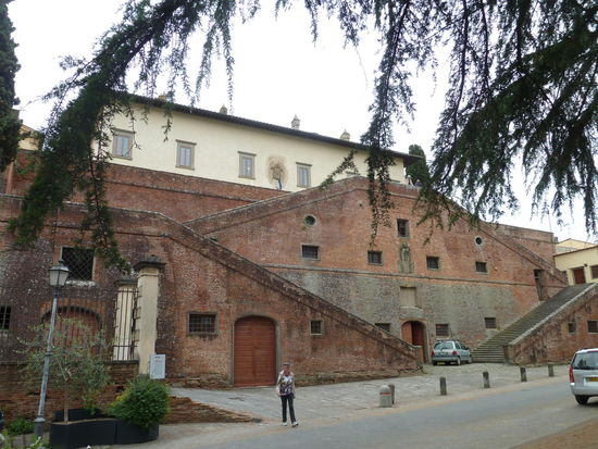 Auffahrten zur Villa Medicea