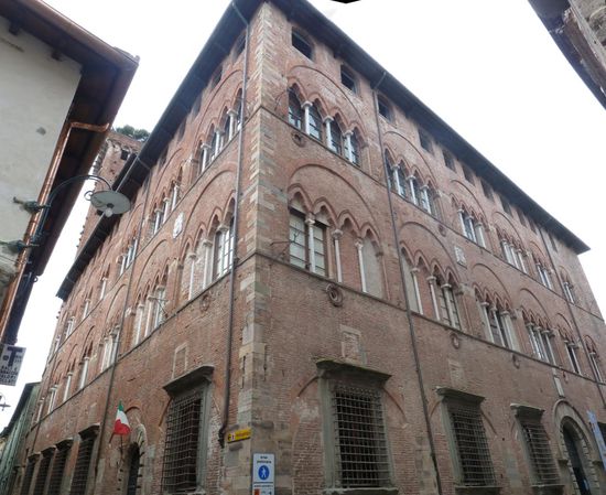 Palazzo Guinigi - heute Stadtmuseum mit interessanten Modellen und Luftaufnahmen