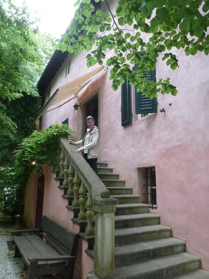 Aufgang zur Villa Bongi