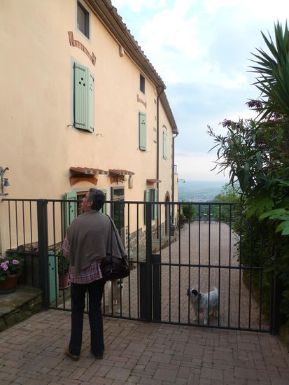 Casa Guignano - mit zwei Hunden