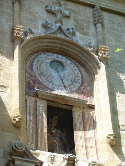 Details des Tour d'Horloge - war der einstige Belfried der Stadt (16.Jh)